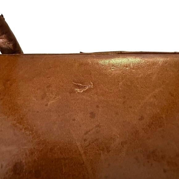 1960s Vintage Woven Straw Leather Floral Handbag Tote Purse Collectible Bag - Picture 10 of 11